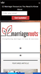 Mobile Screenshot of marriageroots.com